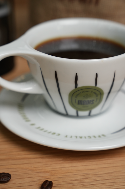Lino Cappuccino Mug and Saucer