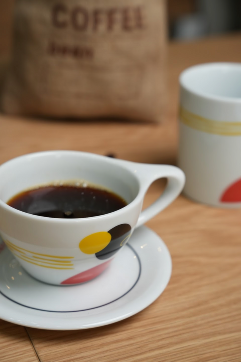 Lino Cappuccino Mug and Saucer
